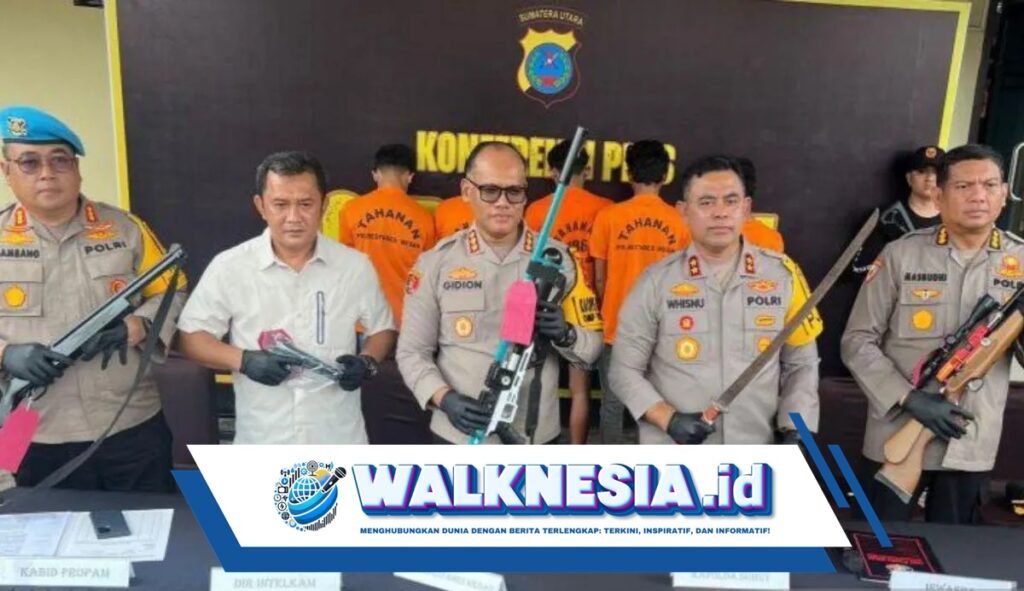 Polisi Tangkap 11 Tersangka Usai Bentrokan Mematikan di Deliserdang