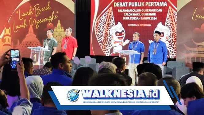 Dalam Debat Pilgub Jateng, Luthfi Angkat Nama Jokowi dan Prabowo