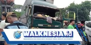 Sopir Truk Tabrak Pemotor di Tangerang, Dihajar Massa Karena Ugal-Ugalan
