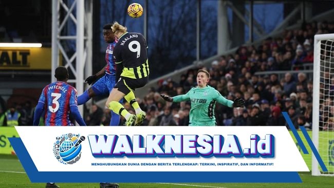 Hasil Babak I Liga Inggris: Crystal Palace vs Man City Imbang 1-1