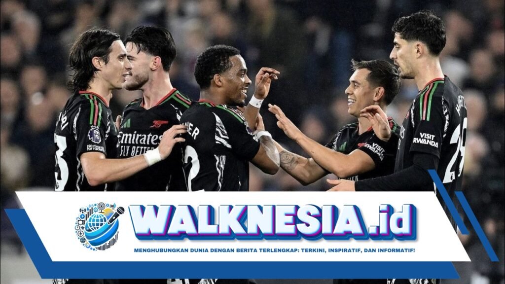 Klasemen Liga Inggris: Arsenal Dekati Liverpool Usai Kemenangan Besar