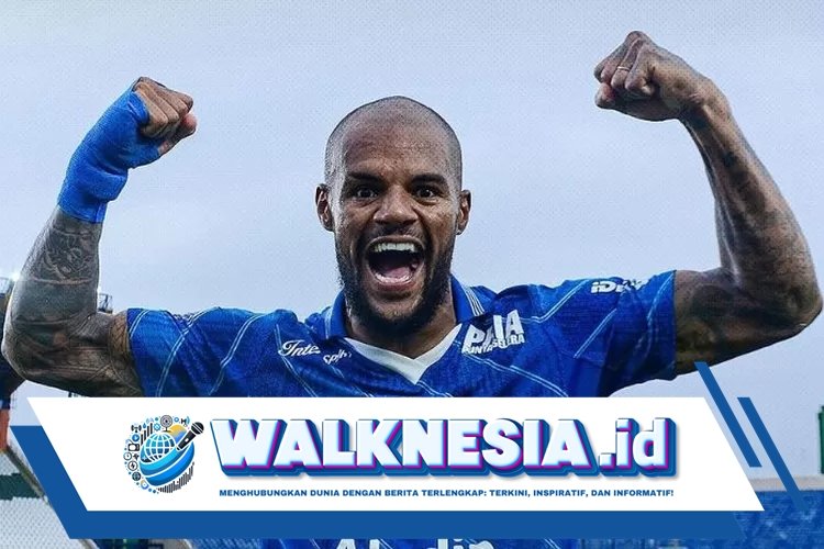 Penyerang Persib David da Silva Catat 100 Gol di Liga Indonesia