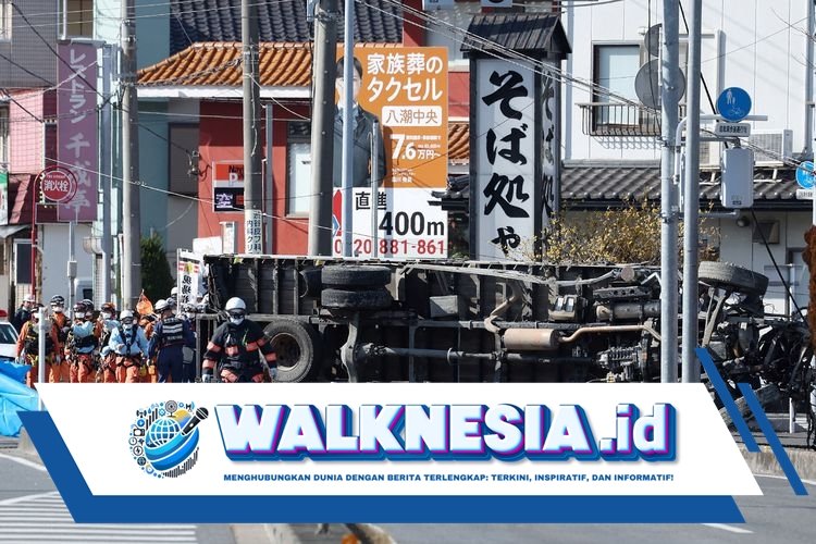 Kabin Truk yang Tertelan “Sinkhole” Jepang Ditemukan, Sopir Diduga di Dalamnya