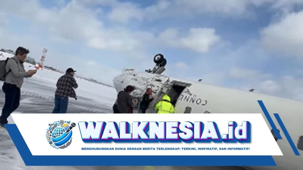 Delta Airlines Tawarkan Kompensasi Besar Setelah Insiden Pesawat Terbalik