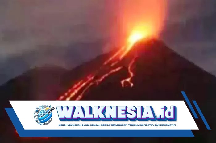 Gunung Lewotobi Muntahkan Lahar: Warga Diminta Bersiap