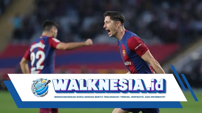 Barcelona Vs Alaves 1-0, Gol ke-18 Lewandowski Bawa Tiga Poin bagi Barca