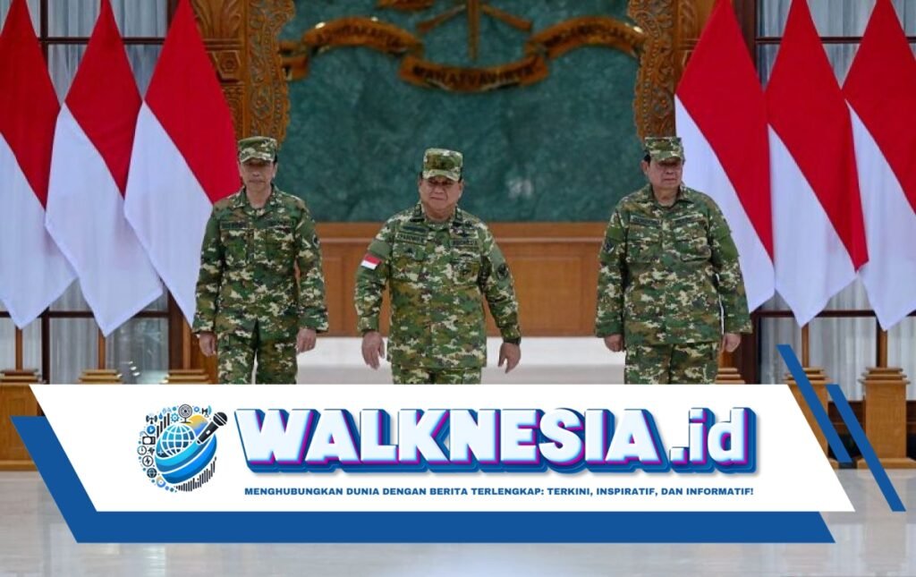 Prabowo Bangga Ditemani Jokowi dan SBY dalam Parade Senja di Akmil