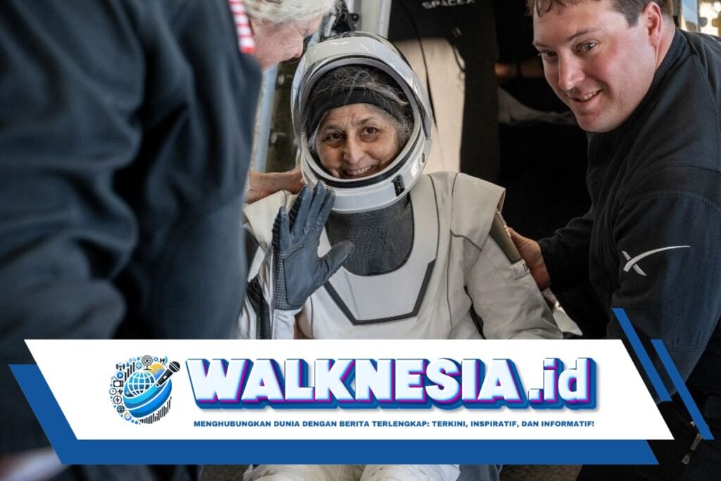 Astronot NASA yang Terdampar 9 Bulan di Luar Angkasa Kembali ke Bumi dengan Selamat