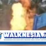 Terbakar, Truk Angkut Puluhan Motor di Labusel Terus Melaju seperti Bola Api